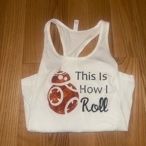 Star Wars inspired BB-8 tank top